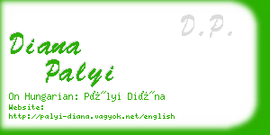 diana palyi business card